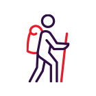 hiking icon